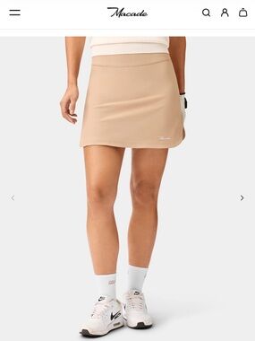 Tan Golf Skort - Macade